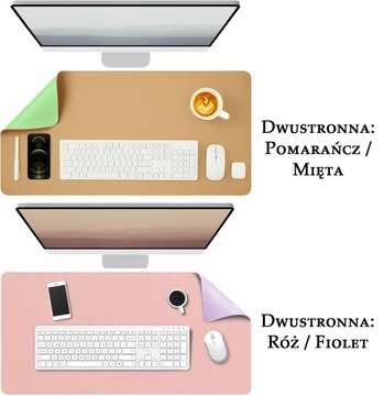 Двусторонний коврик для мыши, настольный коврик 80*40