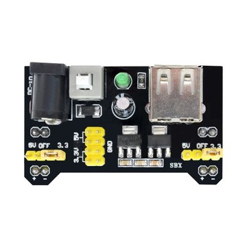 MODUŁ ZASILANIA PŁYTEK STYKOWYCH 5V 3.3V MB102