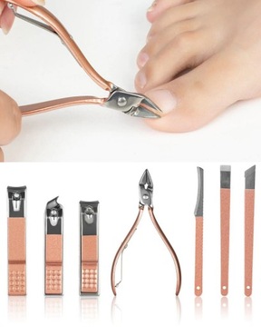 Набор ногтей для маникюра и педикюра в футляре «Роза»