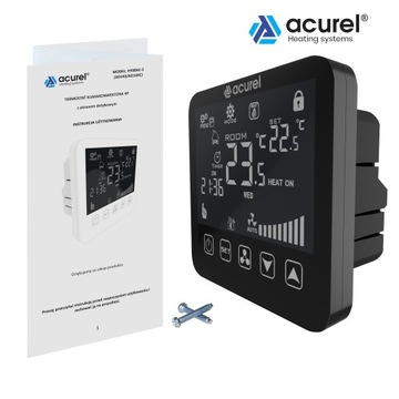 Термостат, регулятор скорости фанкойла 4P LCD