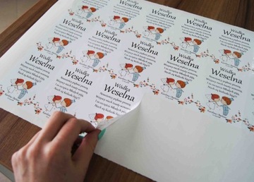 НАКЛЕЙКИ самоклеящиеся ТОРТ свадебный 10 шт.