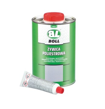 BOLL ŻYWICA POLIESTROWA + UTWARDZACZ 1KG NA UBYTKI