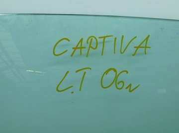 CHEVROLET CAPTIVA 2006R SKLO (OKNO) DVEŘE LEVÝ ZADNÍ