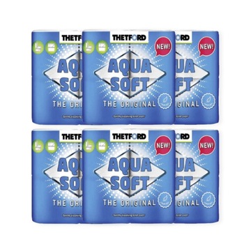 ZESTAW THETFORD 6x PAPIER TOALETOWY AQUA SOFT
