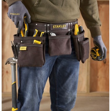КОЖАНЫЙ РЕМЕНЬ STANLEY 80-113 ДЛЯ ИНСТРУМЕНТОВ, 3 КАРМАНА