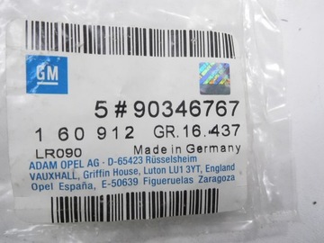 ВИНТ С ШЕСТИГРАННОЙ ГОЛОВКОЙ M6X20 ДВЕРЬ OPEL CALIBRA OE 90346767