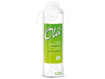 OLA Płatki kosmetyczne bawełniane 1op.-120szt