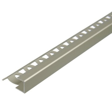 Listwa dekoracyjna narożna FLI 10mm INOX do płytek
