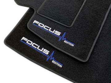 Velurové Koberce Ford Focus MK4 (2018 ...) 4x Výšivka