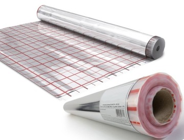 ПЛЕНКА ДЛЯ НАПОЛЬНОГО ОБОГРЕВА 110 мкм РУЛОН ПЛЕНКИ ДЛЯ ПОЛА 50 М ПРОЧНЫЙ