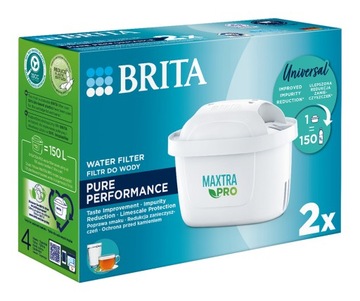 Вставка фильтра для воды для кувшина Brita Maxtra PRO Pure Performance, 2 шт.