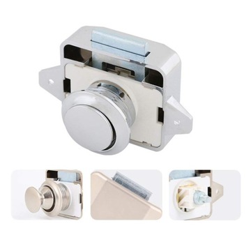 Замок с кнопочной ручкой Металлический шкаф для автодома с выдвижными ящиками