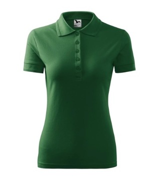 KOSZULKA polo DAMSKA PIQUE MALFINI 210 T-SHIRT zielona S