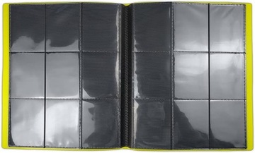 ARKERO G Коллекционный альбом для коллекционных карт, 360 карт, 9 окошек, ЖЕЛТЫЙ