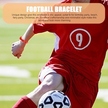 ФУТБОЛЬНЫЙ БРАСЛЕТ РЕЗИНОВЫЕ БРАСЛЕТЫ 8 ШТ.