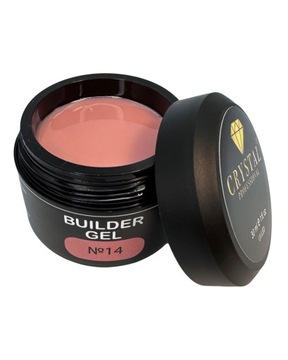 Builder Gel #14 CRYSTAL PROFESSIONAL, 15ml żel budujący