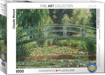 Puzzle 1000 elementów. Japoński ogród, Monet