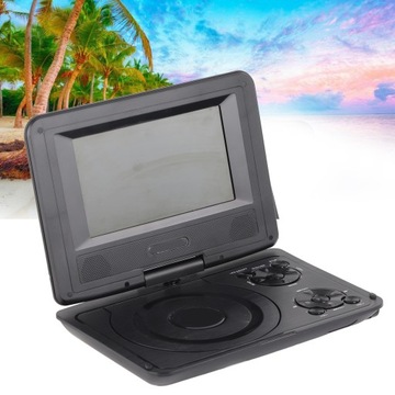 6,8-дюймовый портативный HD DVD-плеер для детей, многофункциональный, удобный автомобиль