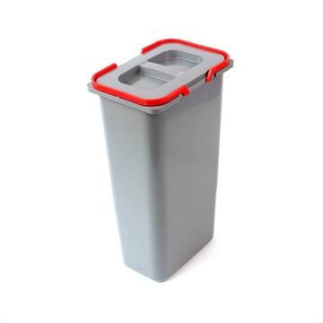 Контейнер для мусора 9л, с крышкой и ручками.