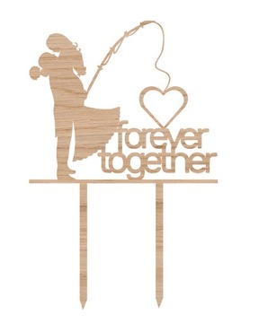 Topper drewniany Forever together TŚD-68