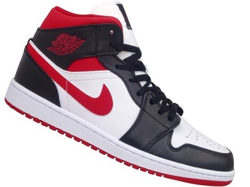 NIKE AIR JORDAN 1 MID 554724 122 BUTY MĘSKIE SKÓRZANE RETRO SNEAKERS