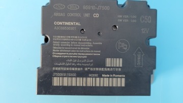KIA CEED 3 III ЛИФТ-МОДУЛЬ, КОНТРОЛЛЕР ДАТЧИКА ПОДУШЕК БЕЗОПАСНОСТИ 95910-J7500