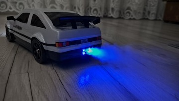 Samochód Toyota Corolla AE86 Levin do Driftu RC 4wd z nitro nowość 2024 Dym