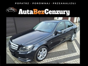 Mercedes Klasa C W204 Limuzyna 1.8 180 CGI BlueEFFICIENCY 156KM 2012 Mercedes C 180 1.8i 156M BlueEfficiency Avantgarde