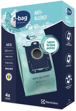 4x Worki ANTYALEGRICZNE S-BAG E206S Anti-Allergy