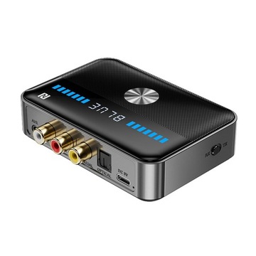 Nadajnik-odbiornik Bluetooth Przenośny, kompaktowy adapter AUX z możliwością ładowania