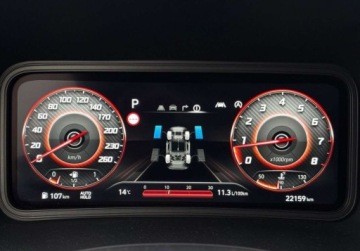 Hyundai Kona I Crossover Facelifting 1.6 T-GDI 198KM 2021 Hyundai Kona 1.6 T-GDI 198KM 7DCT AWD Premium Pakiet Leather LED SalonPL S, zdjęcie 29