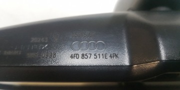 AUDI A4 B7 ZRCÁTKO ZPÁTEČNÁ ČERNÉ 4F0857511E