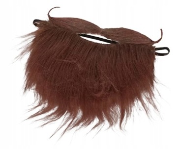 ИСКУССТВЕННАЯ БОРОДА С УСАМИ НА ЛАСТИКЕ