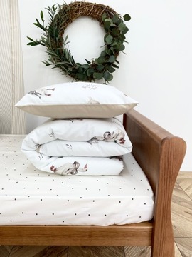 Pościel do łóżeczka z wypełnieniem Gąski 70x100