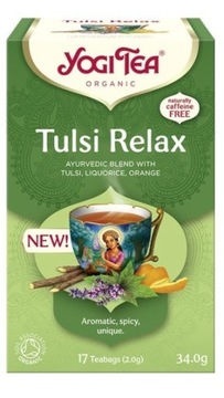 HERBATKA AJURWEDYJSKA TULSI RELAX BIO YOGI TEA