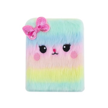 Cartoon Cat Small Diary Book Girl Cute Plush