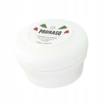 Mydło Mydełko Do Golenia Skóra Wrażliwa PRORASO Biała Linia 150ml