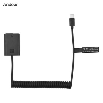 Разъем USB-C Andoer NP-FW50-заглушка аккумулятора