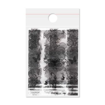 Фольга для переноса рисунка на ногтях MOTYLE FLOWERS 2