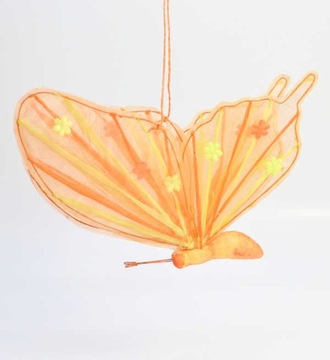 ДЕКОРАТИВНАЯ БАБОЧКА 35СМ ДЛЯ ПОДВЕСКИ, 3 УЗОРА