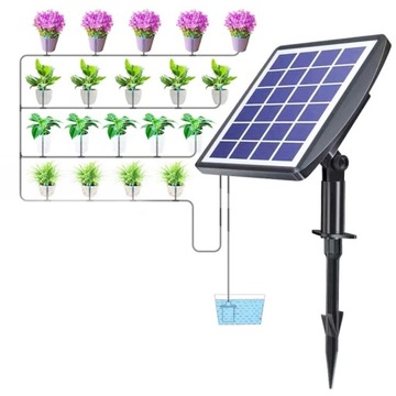 СОЛНЕЧНАЯ СИСТЕМА ОРОШЕНИЯ ПРОГРАММАТОР КОНТРОЛЛЕРА ИРРИГЕРА ДЛЯ 40 РАСТЕНИЙ