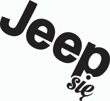 Naklejka na auto JEEP SIĘ