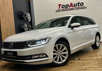 Volkswagen Passat B8 Variant 2.0 TDI BlueMotion SCR 190KM 2016 Volkswagen Passat 2.0 TDI DSG 190KM ZAREJESTROWANY FULL LED gwarancja
