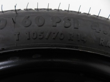 KOLO DOJEZDOVÉ 14'' VW GOLF POLO 4X100