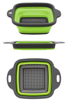 AG659D DURSZLAK SILIKONOWY SKŁADANY 2SZT