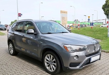 BMW X3 F25 SUV 2.0 28i 245KM 2015 BMW X3 Android auto, skory, kamera, climatronic, g.fotele, PDC, el. klapa, zdjęcie 4