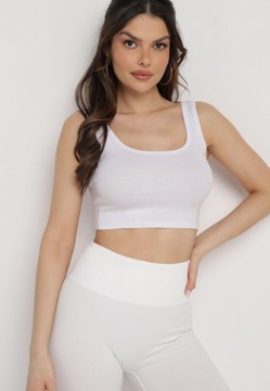 Born2Be Biały Top damski XS