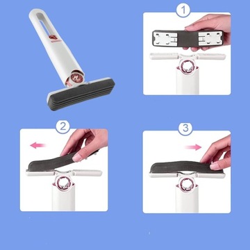 МИНИ-ШВАБРА ПОРТАТИВНАЯ СУПЕР-АБОРБИРУЮЩАЯ ГУБКА СКЛАДНАЯ БЕСКОНТАКТНАЯ АВТОМАТИЧЕСКАЯ