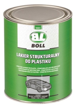 BOLL Lakier strukturalny do plastiku 1L CZARNY