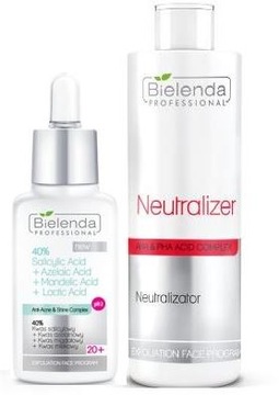 BIELENDA ZESTAW KWAS SALICYLOWY 40%+NEUTRALIZATOR